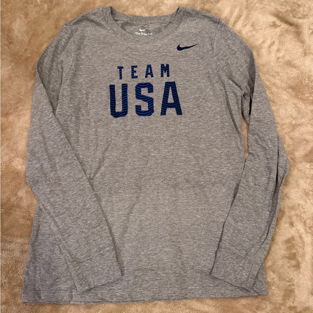 Nike Gray Team USA Tee